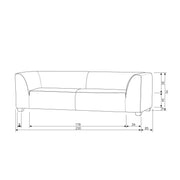 Hollandia Ecksofa Grün