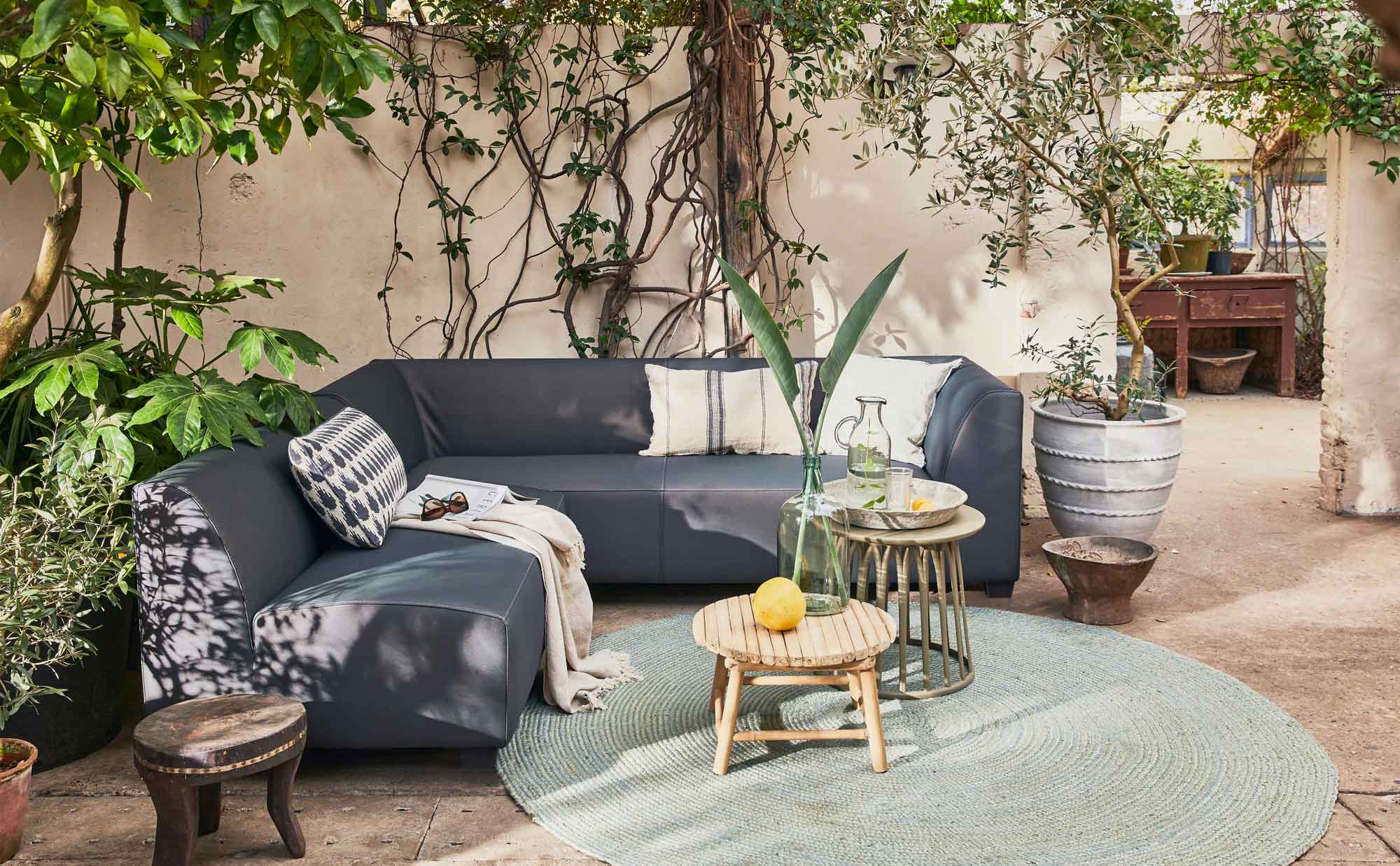 Hollandia Ecksofa Carbon