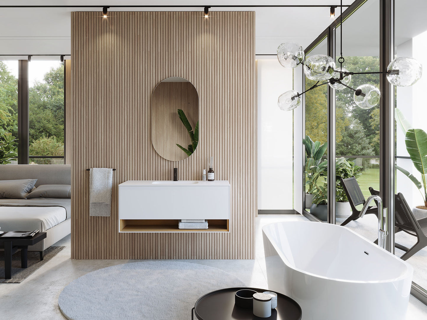 SPA.04 | Badmöbel Waschtisch Kerrock | Hergestellt in Deutschland