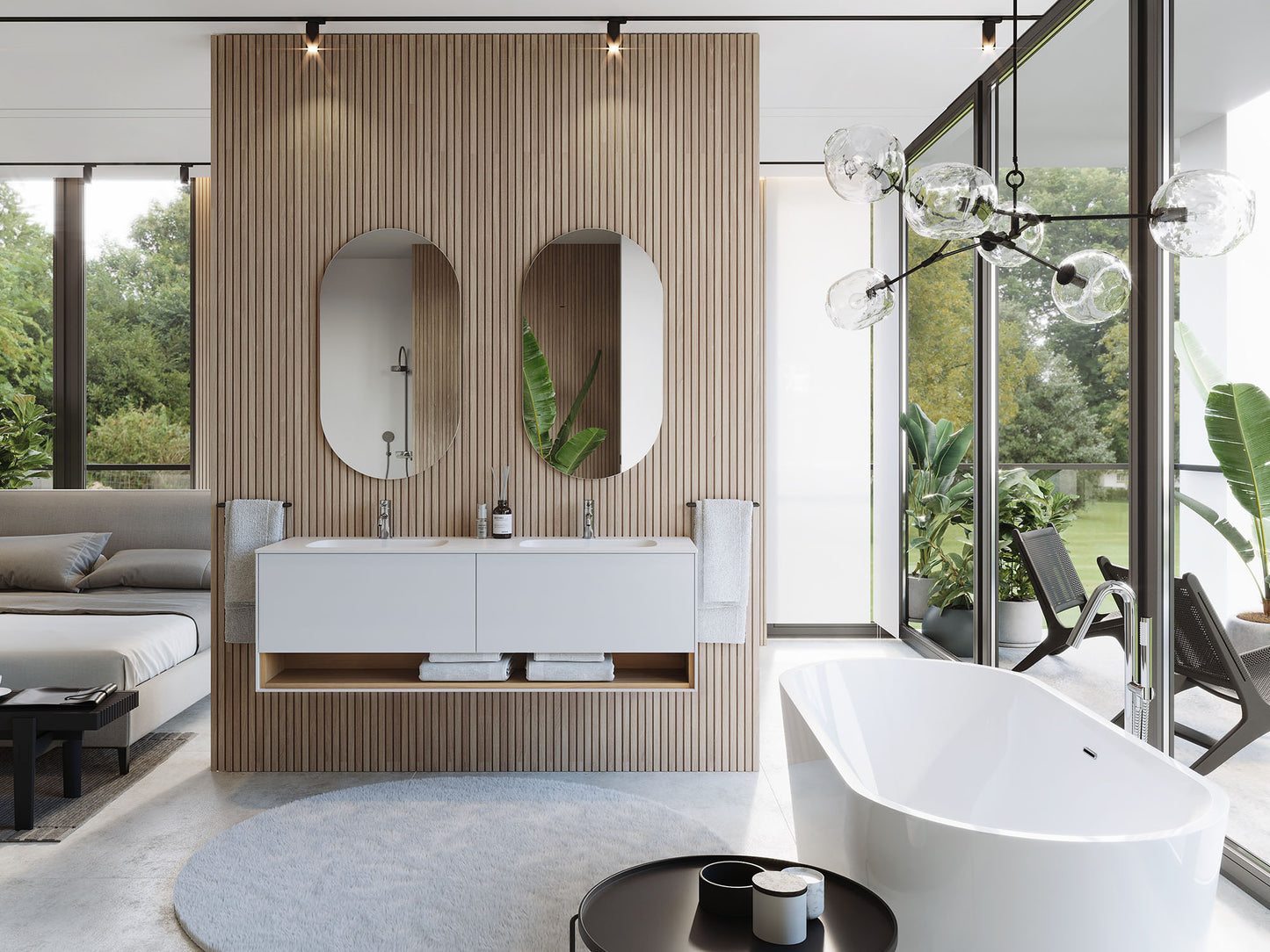 SPA.01 | Badmöbel Doppelwaschtisch Kerrock | Made in Germany