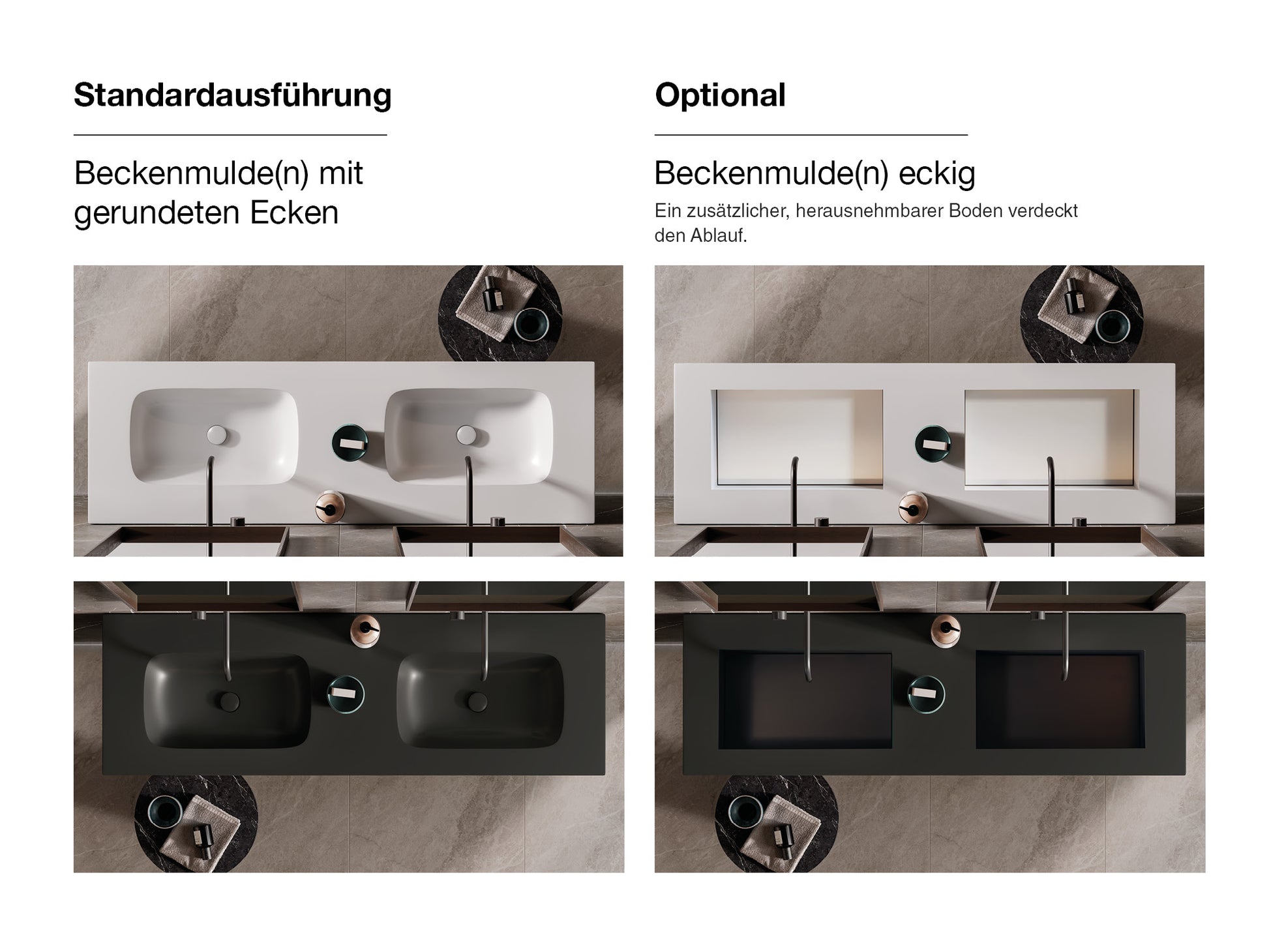 SPA.01 | Badmöbel Doppelwaschtisch Kerrock | Made in Germany