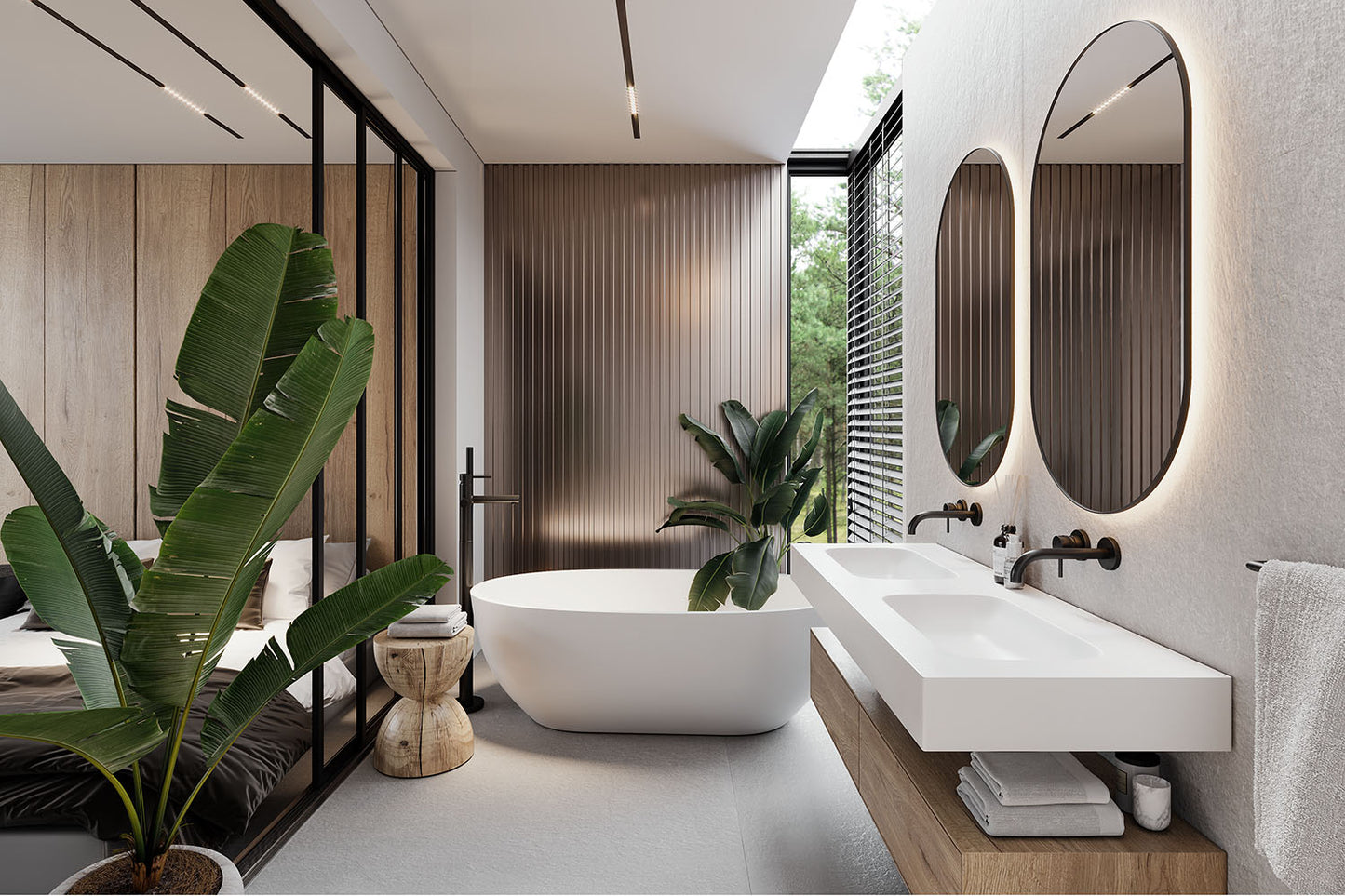 SPA.03 | Badmöbel Doppelwaschtisch Kerrock | Made in Germany