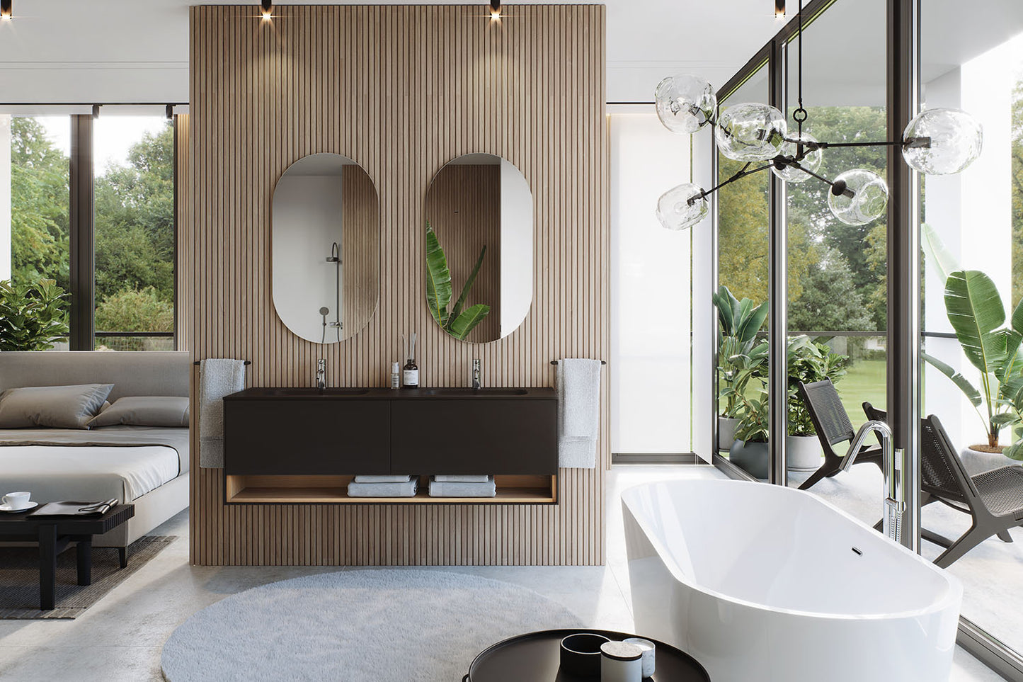 SPA.01 | Badmöbel Doppelwaschtisch Kerrock | Made in Germany