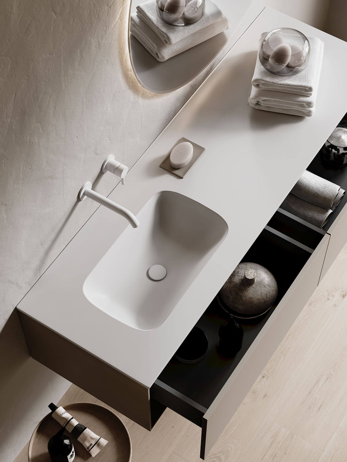 SPA.02 | Badmöbel Waschtisch Kerrock | Made in Germany