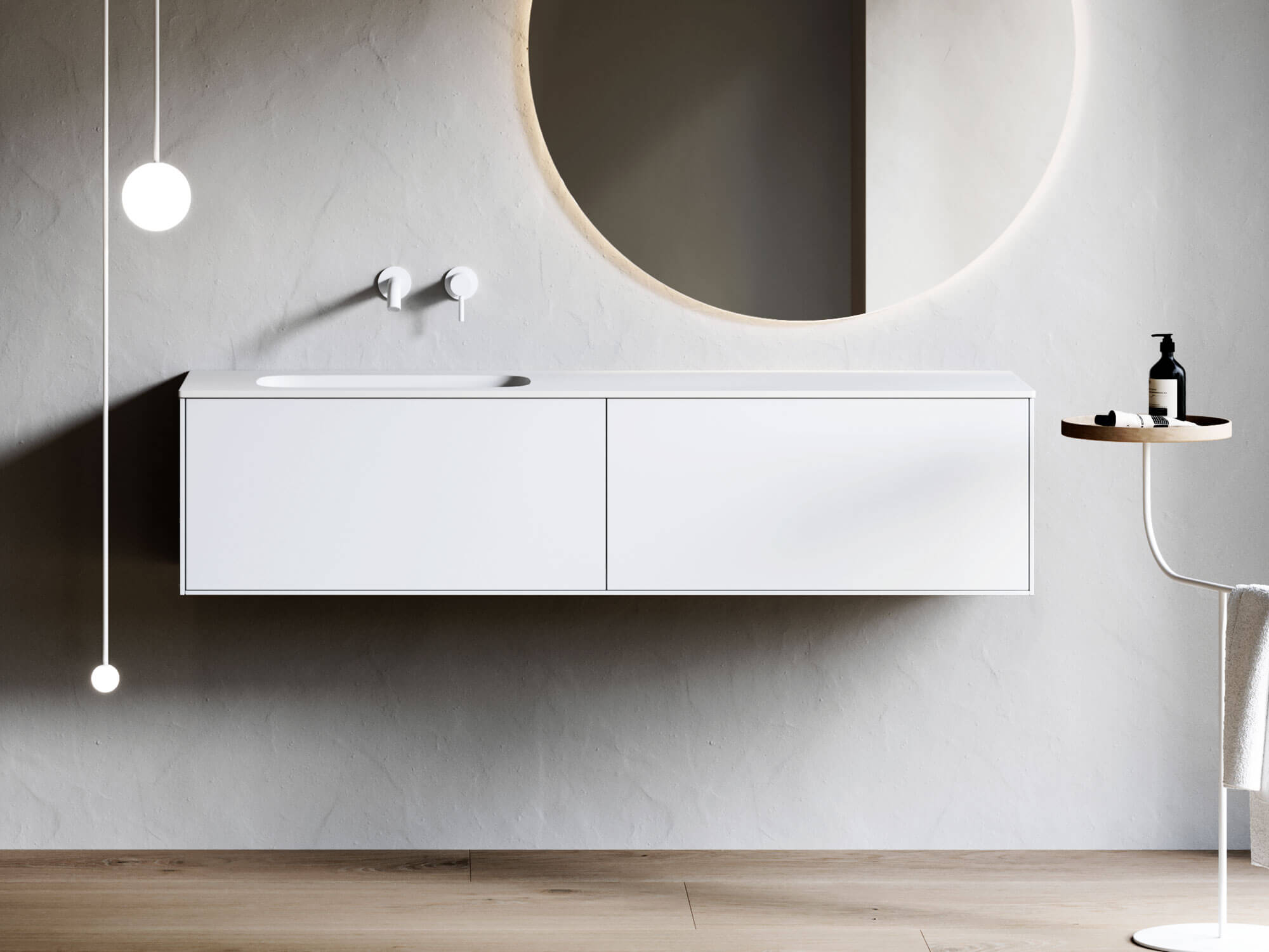 SPA.02 | Badmöbel Waschtisch Kerrock | Hergestellt in Deutschland